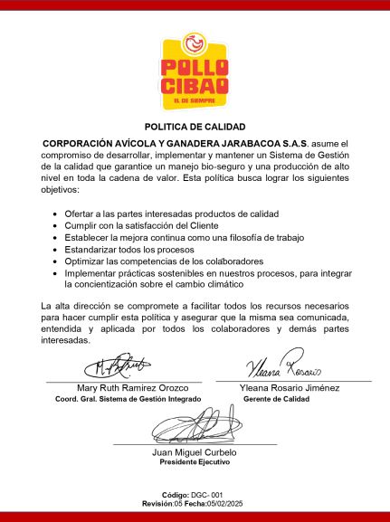 Política de Calidad